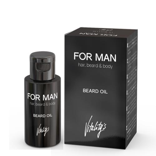 男性: 髭油